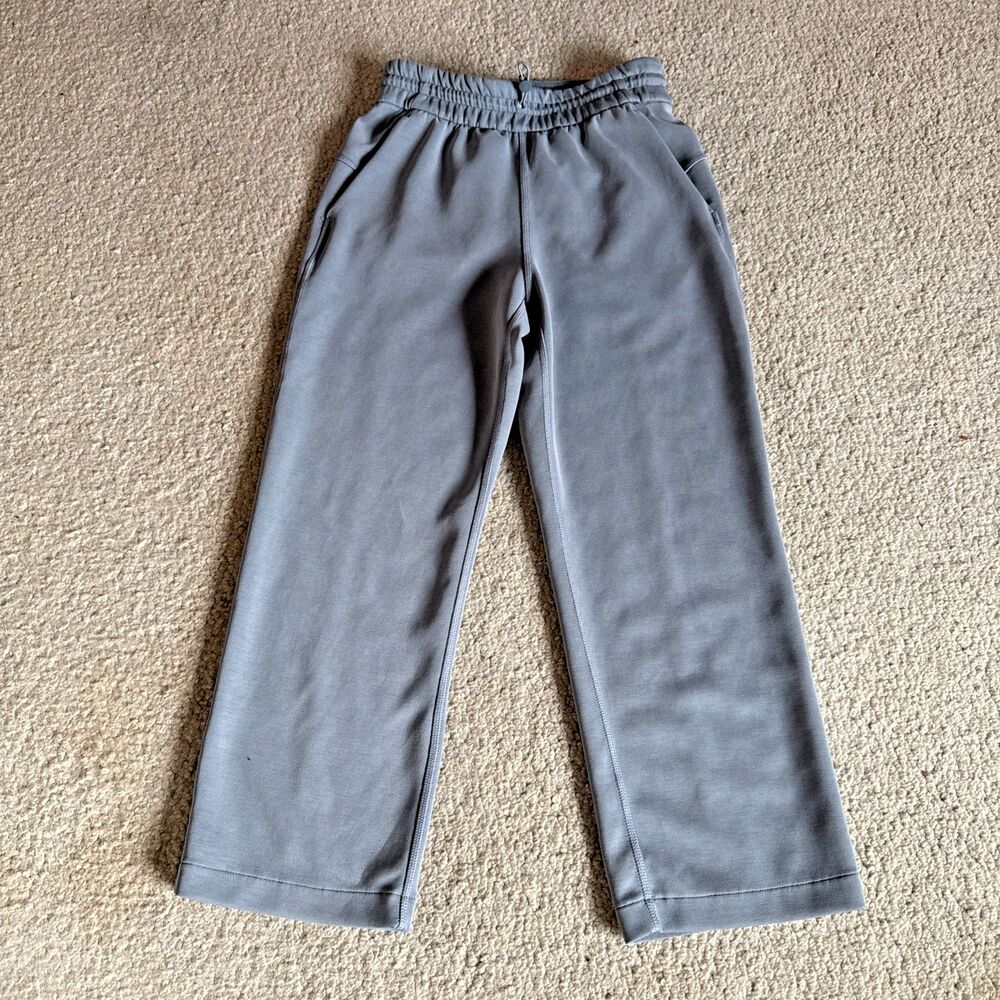Lululemon Softstreme High Rise Straight Leg Crop Pants Green | Women's Sz 2